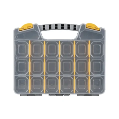 Boite de rangement plastique 20 Compartiments Couleur Gris **