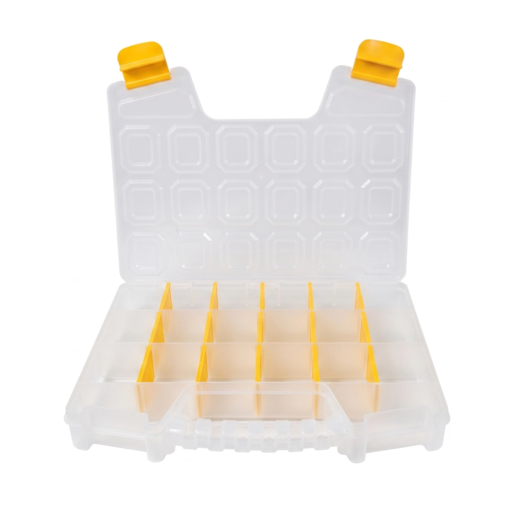 Boite de rangement plastique 20 Compartiments Couleur Transparent **