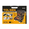 Caisse à outils electricien complette 66 Pcs Ref: 85310 ** TOLSEN