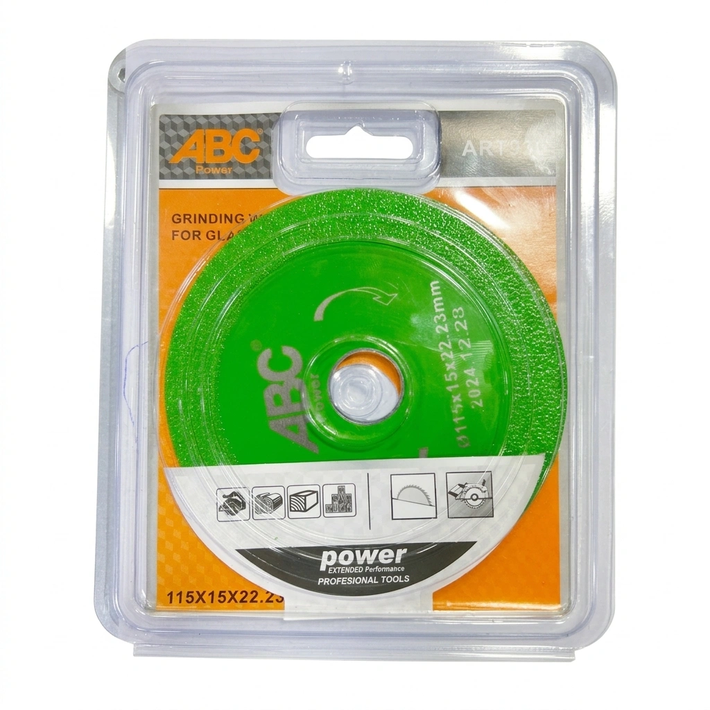 Disque à couper pour verre/Ceramique ( couleur vert ) D: 115 mm ** ABC