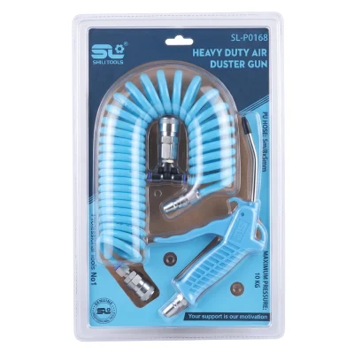 Kit Pistolet souflette + Accessoires Bleu 5M / 8X5mm Réf: SL-P0168 ** SHILI TOOLS