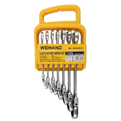 Jeu de cles mixte a cliquet Pivotante 07 PCS Ref: 10050207 ** WEHAND