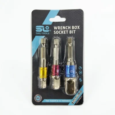Jeu adaptateur de douille 3 Pcs (1/4".3/8".1/2") ** SHILI TOOLS