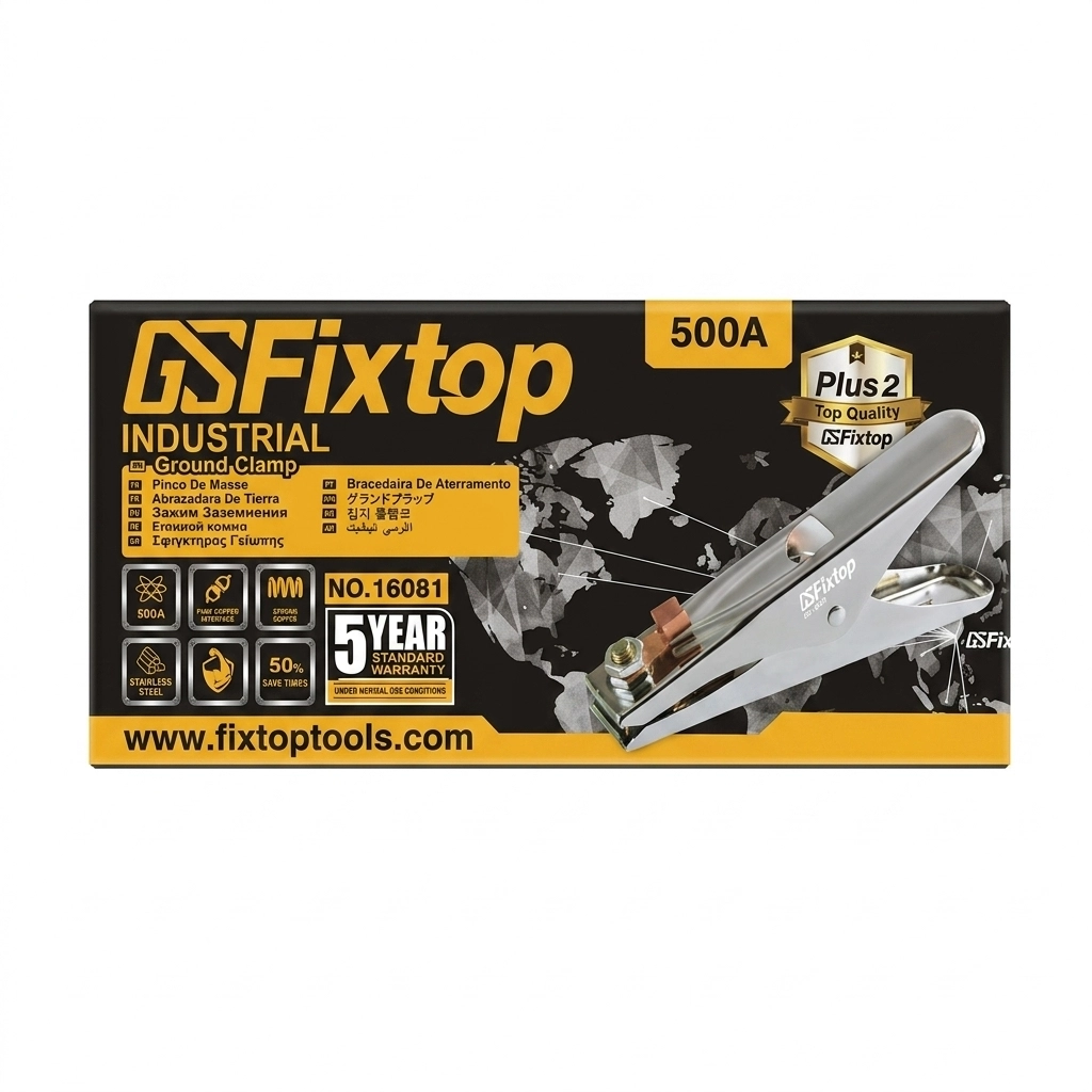 Pince de masse 500 A Chrome Ref: 16081 ** FIXTOP