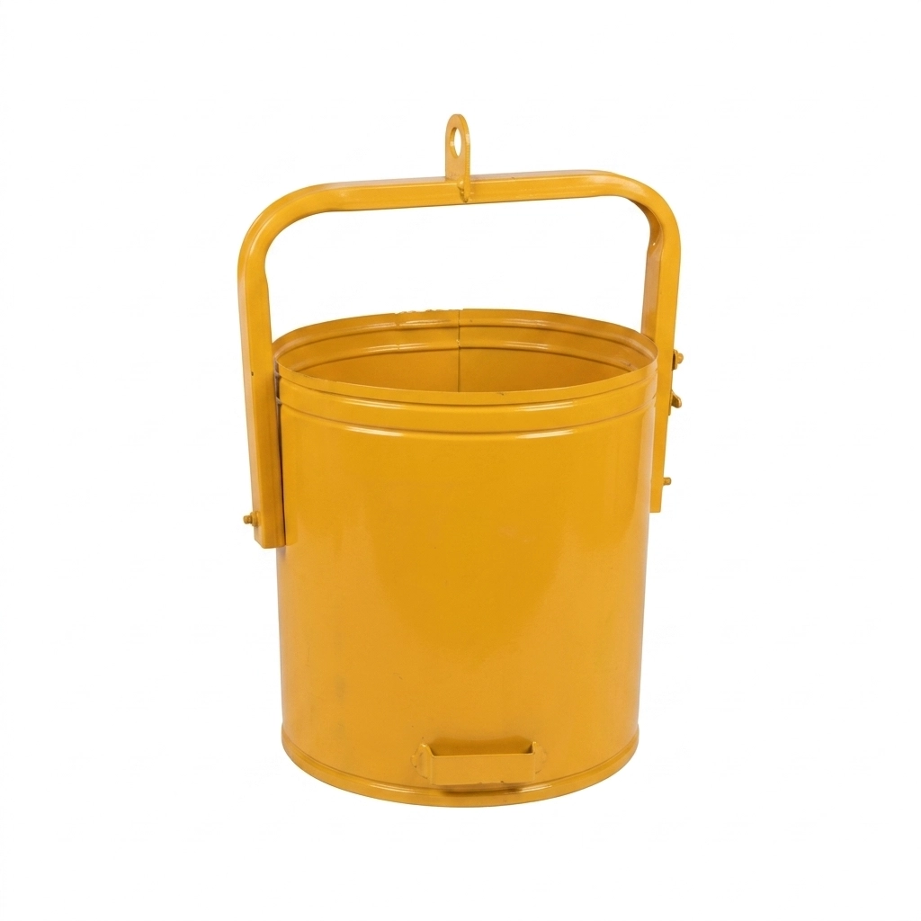 Benne à beton Rond 90LT " GOUDI " Jaune ** PROTODE
