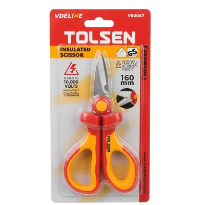 Ciseau electricien Isolant (1000V) Réf: 90047 ** TOLSEN