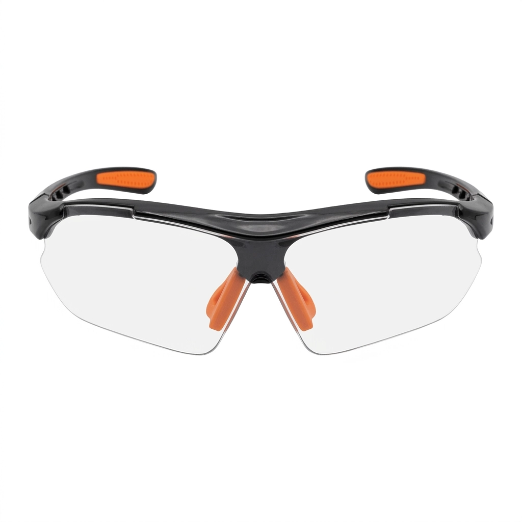 Lunette de securite transparent orange (B/12 pcs) Réf: C672 ** DUNE