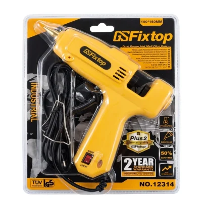 Pistolet à colle Double Puissance (60 W /100 W) Réf: 12314 ** FIXTOP