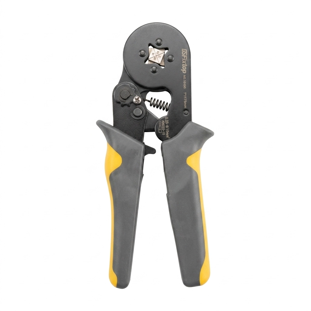 Pince a sertir embout electrique 0.25-6/10mm Réf: 10190 ** FIXTOP