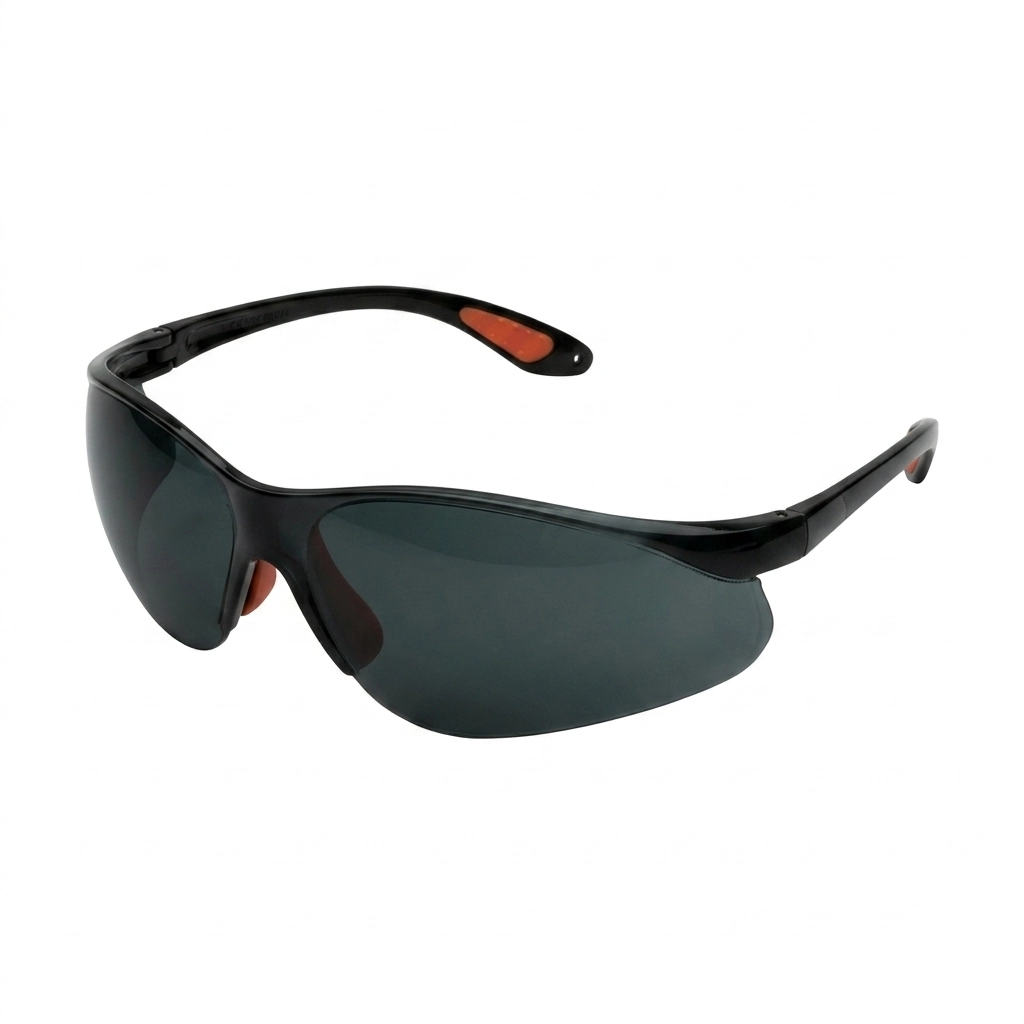 Lunette de securite Noir orange (B/12 pcs) **
