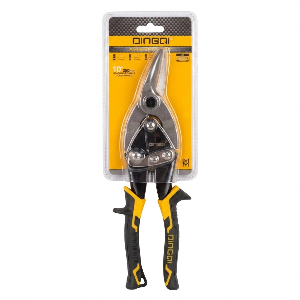 Coupe tole Droite 10" 250mm Ref: 65003 ** DINGQI