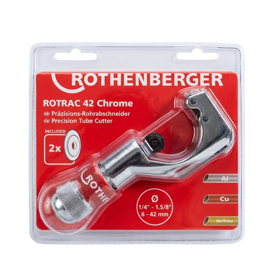 Coupe tube Chrome pour cuivre 6-42 mm Réf: 7.1926C ** ROTHENBERGER