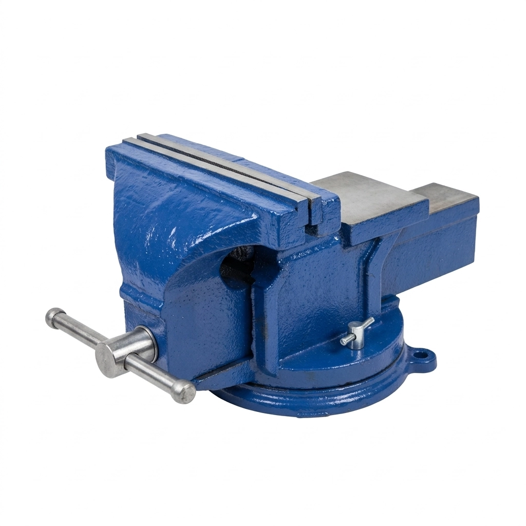 Etau Mecanique pivot 250mm 10 " Bleu **