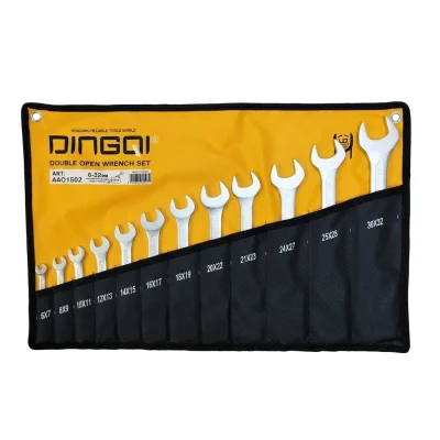 Jeu cle a Fourche sur Pochette (8 pcs) 6 A 22 Ref: AA01501 ** DING QI