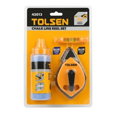 Corde de tracage 3 Pcs avec niveau S/C 30M Réf: 42013 ** TOLSEN