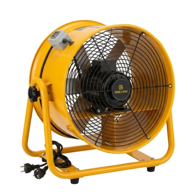Extracteur air rond 18'' 450 mm jaune avec flexible ** GSEVEN