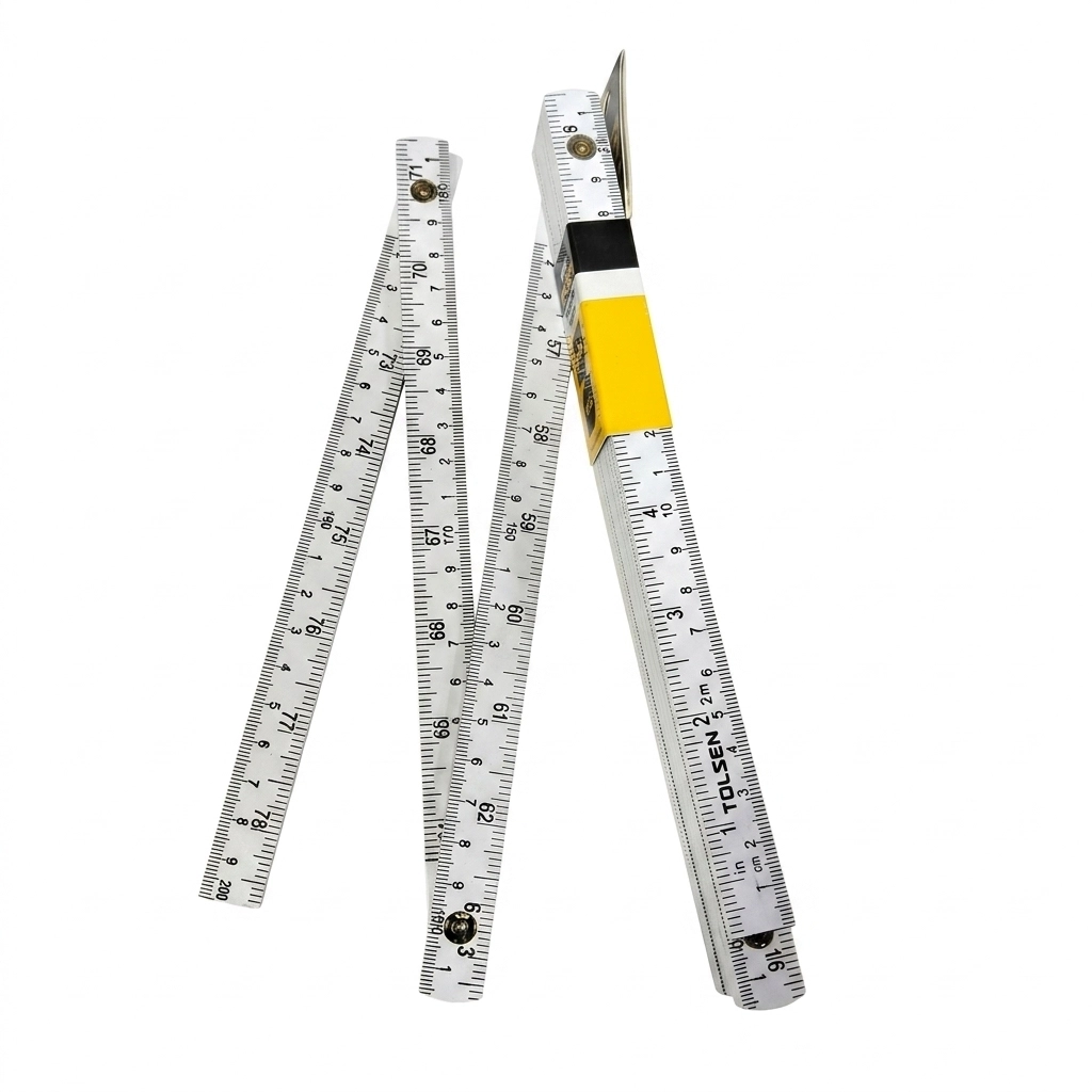Metre pliante 02 m ( Inch. et Millimetre ) Réf: 35047 ** TOLSEN