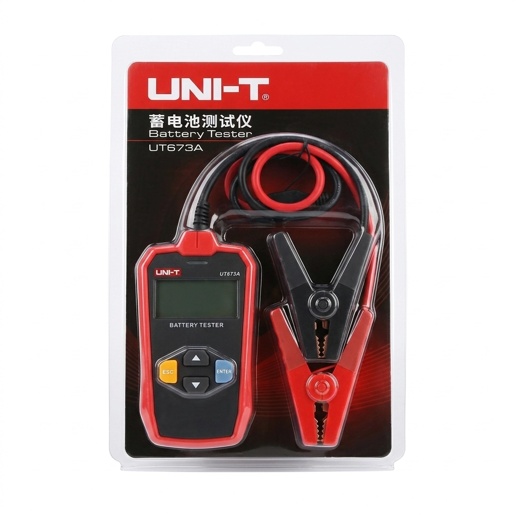 Testeur batterie voiture digital 12V/24V MAX Réf: UT673A ** UNI-T