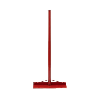 Rateau a Beton 40 Cm Manche Metal rouge LOCAL ** PROTODE