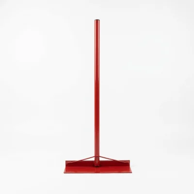Rateau a Beton 50 Cm Manche Metal rouge LOCAL ** PROTODE