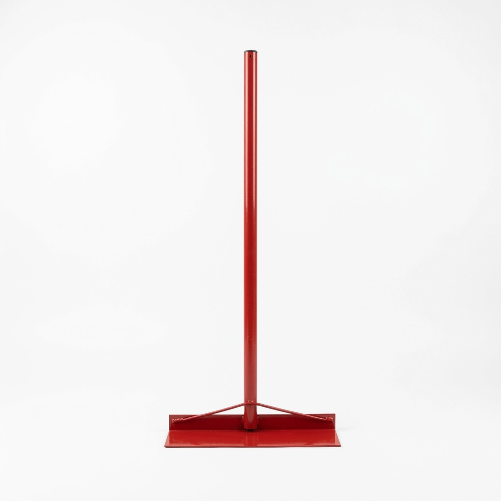 Rateau a Beton 50 Cm Manche Metal rouge LOCAL ** PROTODE