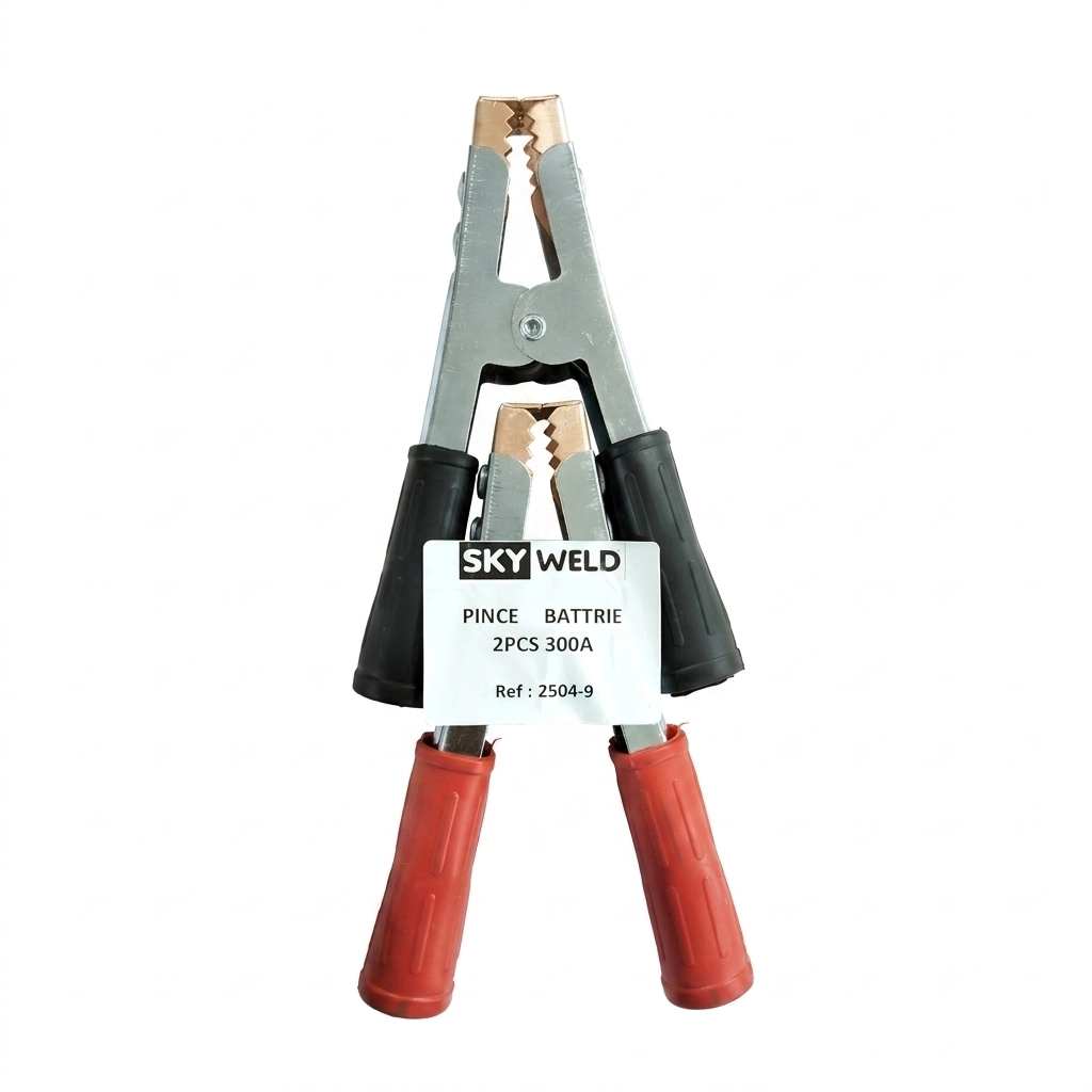 pinces de masse chainetage 300 A (2 Pieces) Réf : 2504-9 ** SKY WELD