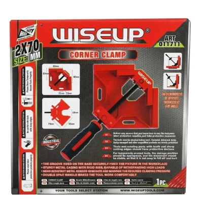 Etau d'angle 2x70MM / 90° GM Réf: 011711 ** WISEUP
