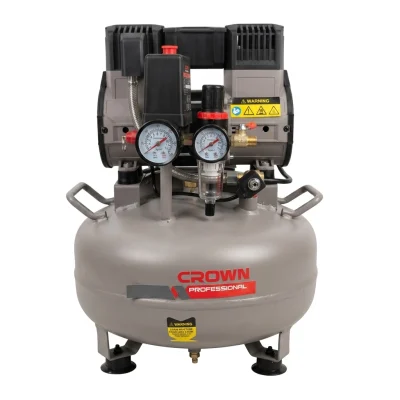 Compresseur 15 L Silencieux 1.2HP Réf: CT36163 ** CROWN