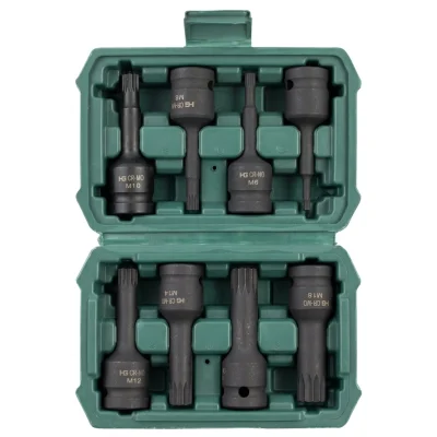 Caisse a douille torx 1/2" - 8 PCS ( M5 a M18 ) Ref: 5458-1 ** HAOGONG TOOLS