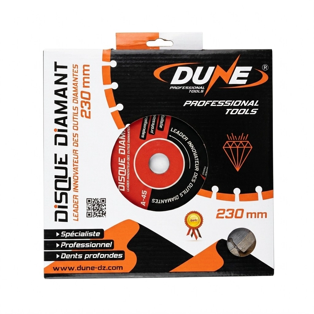 Disque diamant 230mm a segments 230 x 22.23 (A) ** DUNE