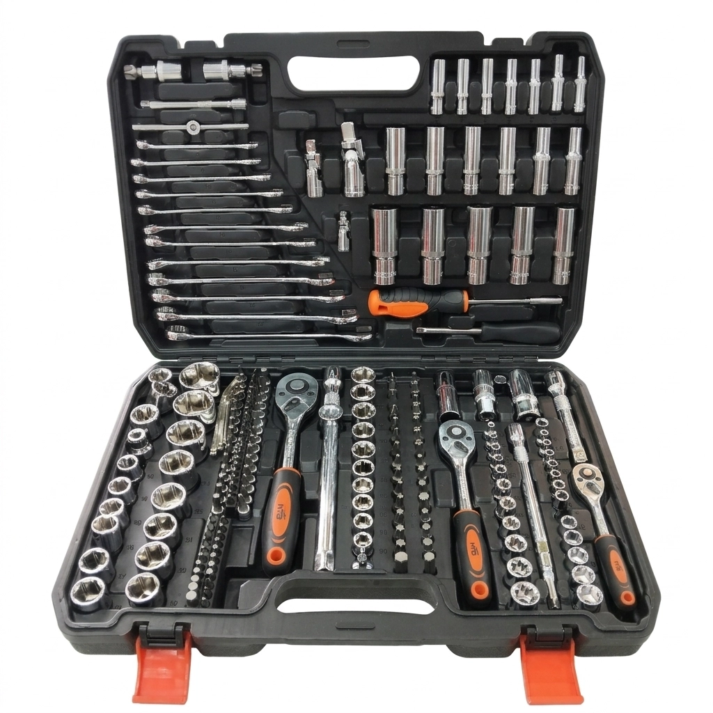 Caisse a douille Diver Accessoires 216 PCS (1/2"-1/4"-3/8") Réf: R26A0070 ** NTB