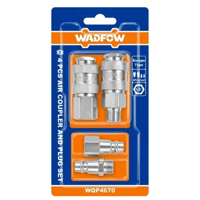 Jeu de raccord compresseur 4pcs S/C chrome ref: WQP4670** WADFOW