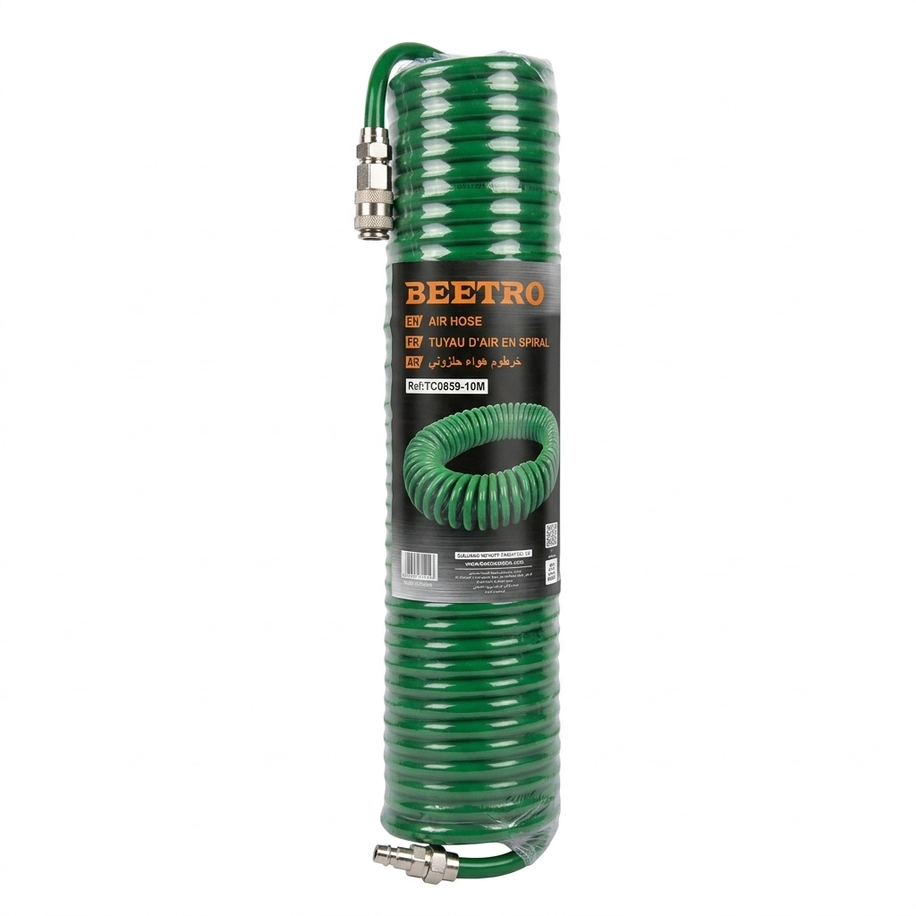 Tuyau de pression spirale extensible ( 8MM X 10M ) Réf: TC0859-10 ** BEETRO