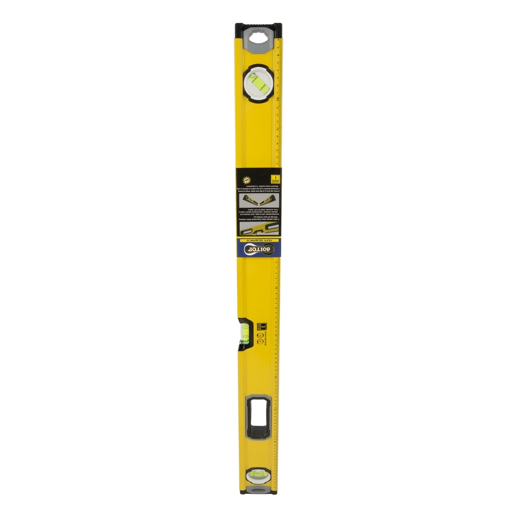 Niveau Alum tubulaire Magnetique jaune 100 CM ( 1000mm ) Réf: SM N 005 ** SMTOP