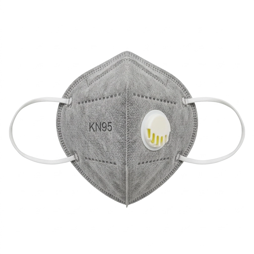 Demi-masque anti-poussiere A/valve KN95- GRIS (B/30 PCS) ST8683 ** STARCLE